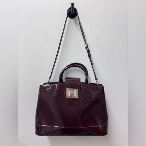 Louis Vuitton Prune Electric Epi Leather Mirabeau GM Bag - Picture 7 of 14